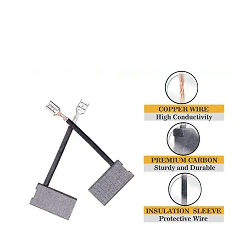 【~ NEW A01R】381028-02 Reliable Carbon Brushes ReplacementParts Compatible for DW718 / DWS780 / DW717 / DW708 Miter Saw