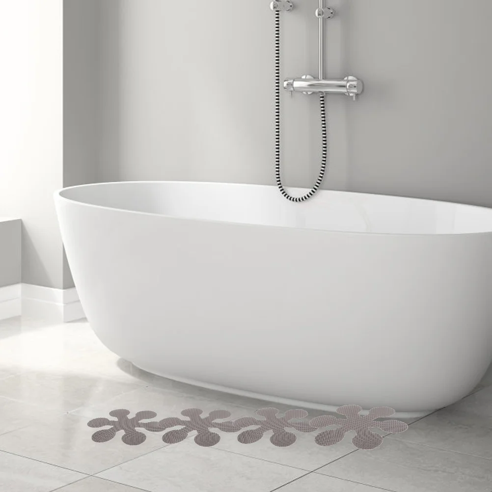 

20pcs Anti Skid Bathtub Sticker Peva Non Slip Shower Decals For Bathroom Tub Stairs Pool Tile Surface Home Safety Strip