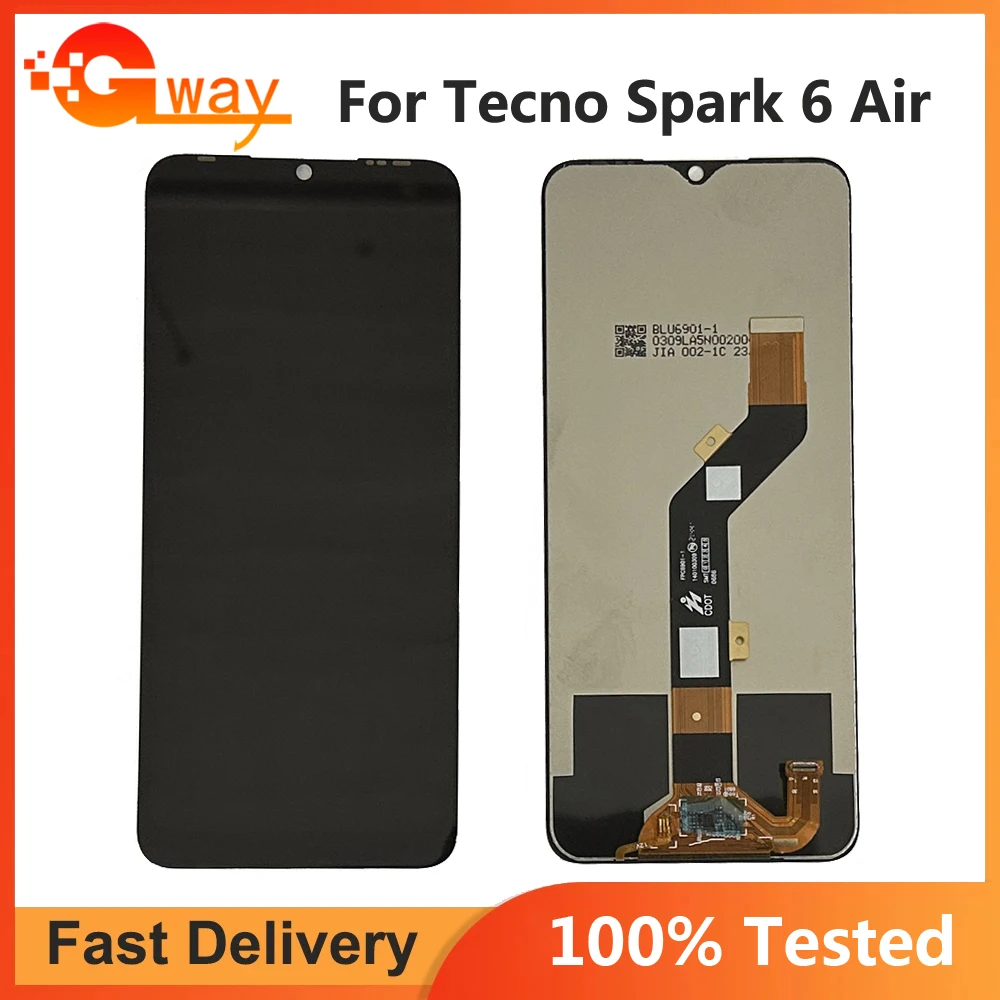 

7.0 inch For Tecno Spark 6 Air KE6 KE6j LCD Display Touch Screen Digitizer Assembly For Tecno Spark6 Air LCD Display