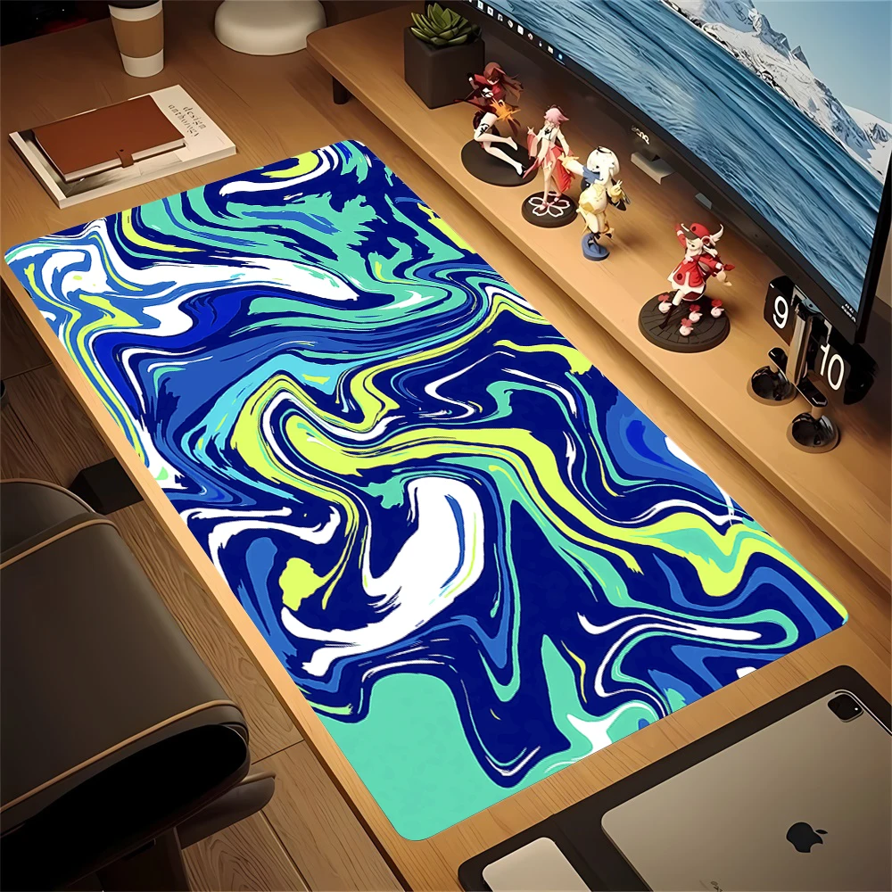 Strata Liquid Computer Mouse Pad Gaming Mousepad Abstract Large 90x40CM Mouse Mat Gamer XXL Mause Carpet Desk Mat keyboard Pads