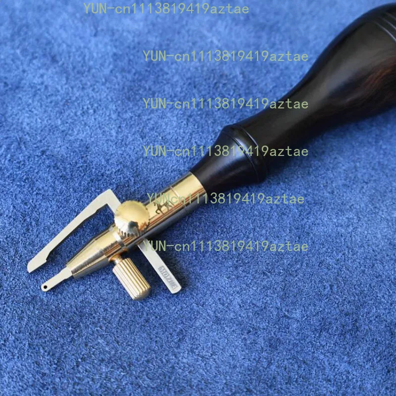 MultifunctionalLeather Craft Grooving Cutter, Adjustable Replaceable Hand Tool for Leather Stitching Notching and Edge Bevelling