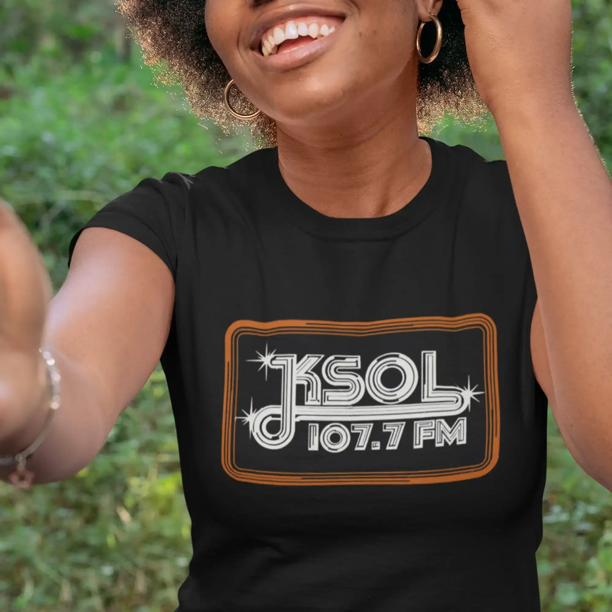 Ksol 107 7 Fm Radio T Shirt Bay Area Vintage Style 80S Kmel Kome Kusf San Francisco Station Rare
