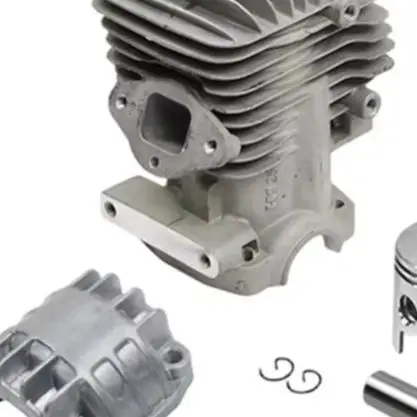34mm Cylinder For Piston Kit For 25cc Chainsaw, Compatible With 2500 Series & Above, Chrome Plated Engine Assembly Replacement