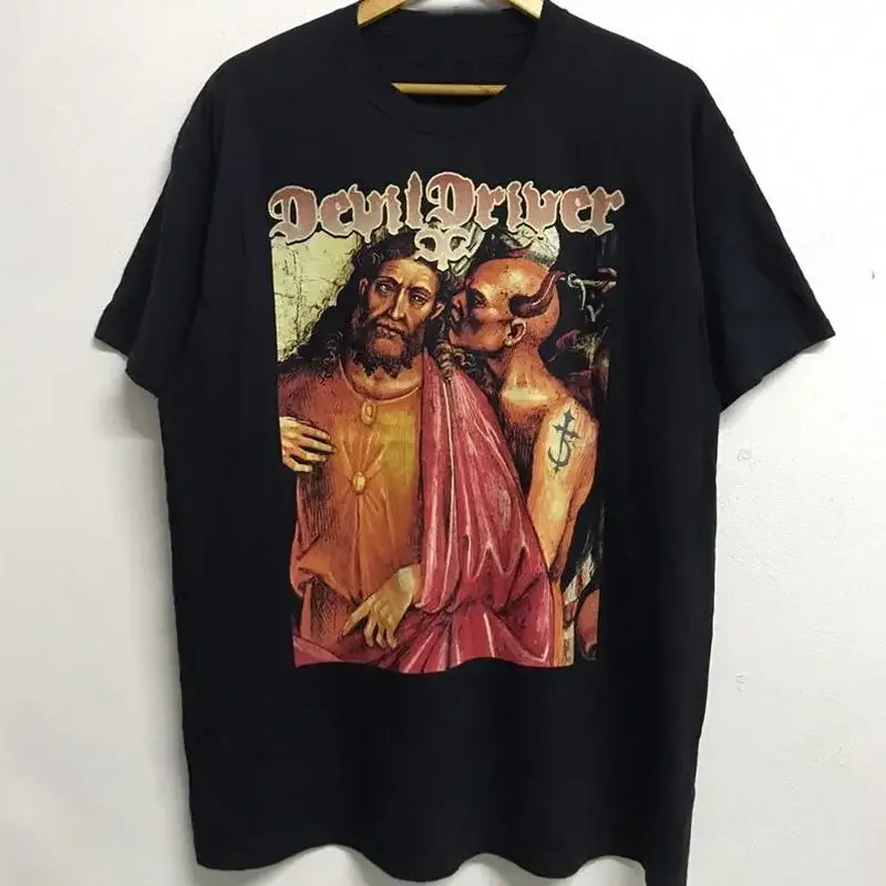 Devildriver Band For Friends Black T Shirt Cotton Jk323