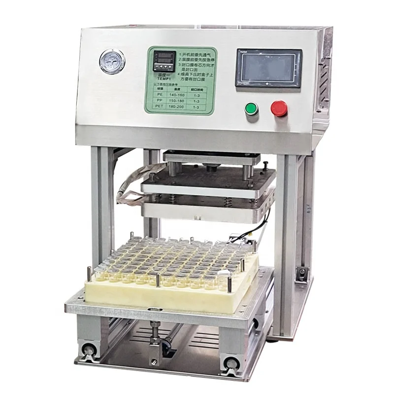 Fast Food Tray packer machine/Hot Sale Fast Food Square Tray Sealing Machine/automatic packing fast food machine