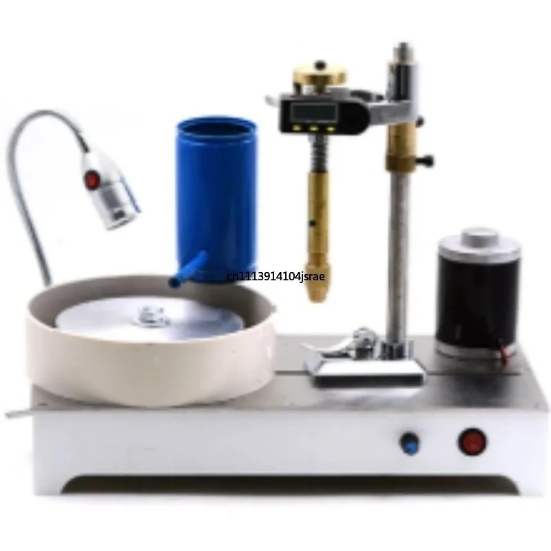 120W 2800RPM Lapidary Gemstone Faceting Grinding Polishing Flat Grinder Machine for Jewelry Gemstone Cutting Processing