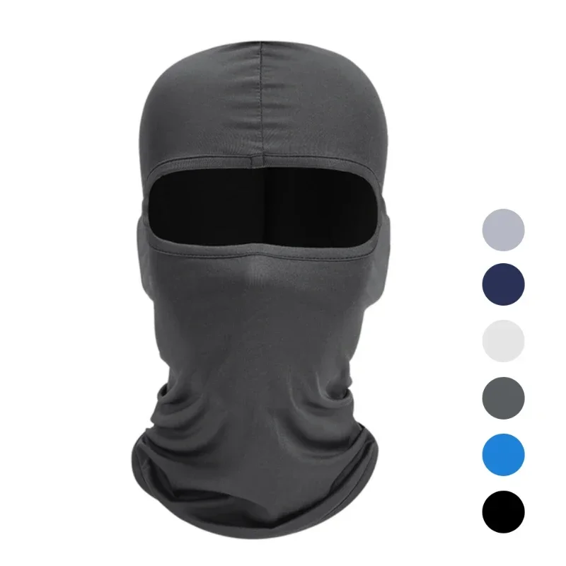 Men's Cycling Cap Balaclava Full Face Ski Mask Hood Hiking Camping Hunting Tactical Airsoft Cap Bike Hats Neck Gaiter