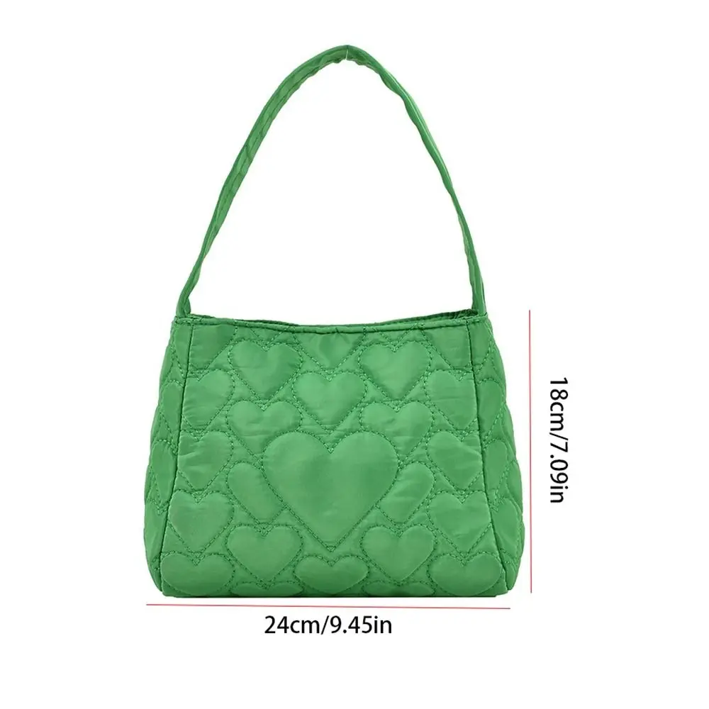 Bolsa de ombro Oxford para meninas, lona de grande capacidade, bolsa casual de pano quadrado, bolsa de axilas