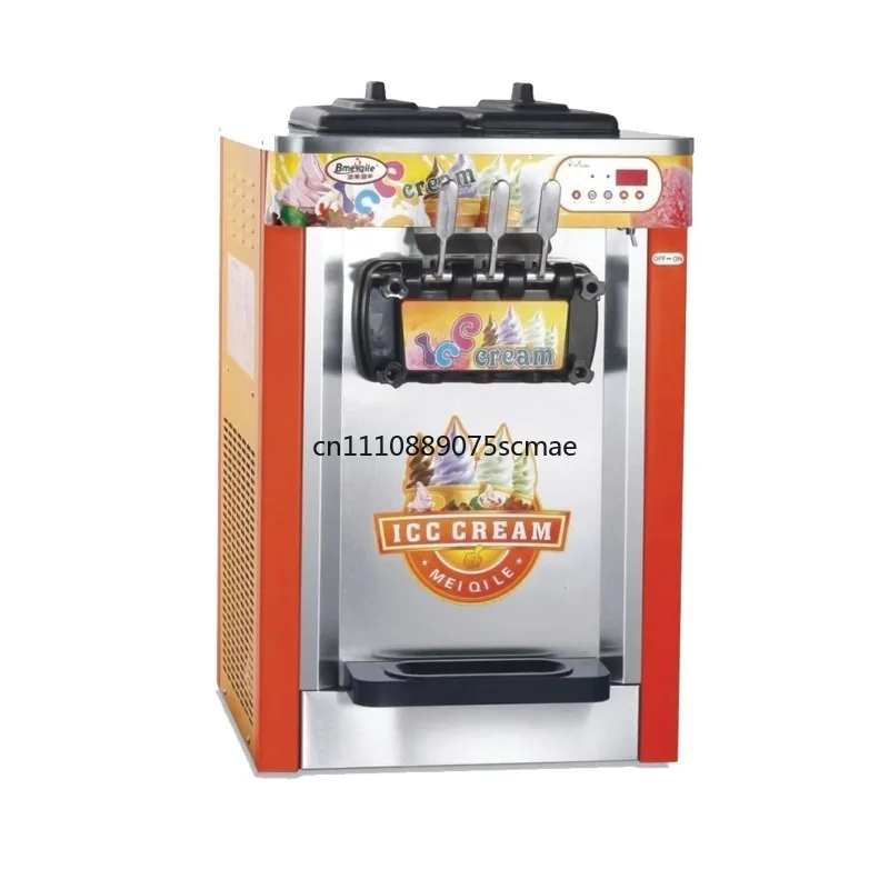 Commercial Countertop Soft Ice Cream Maker Frozen Dessert Machine For Cafe Dessert Shop