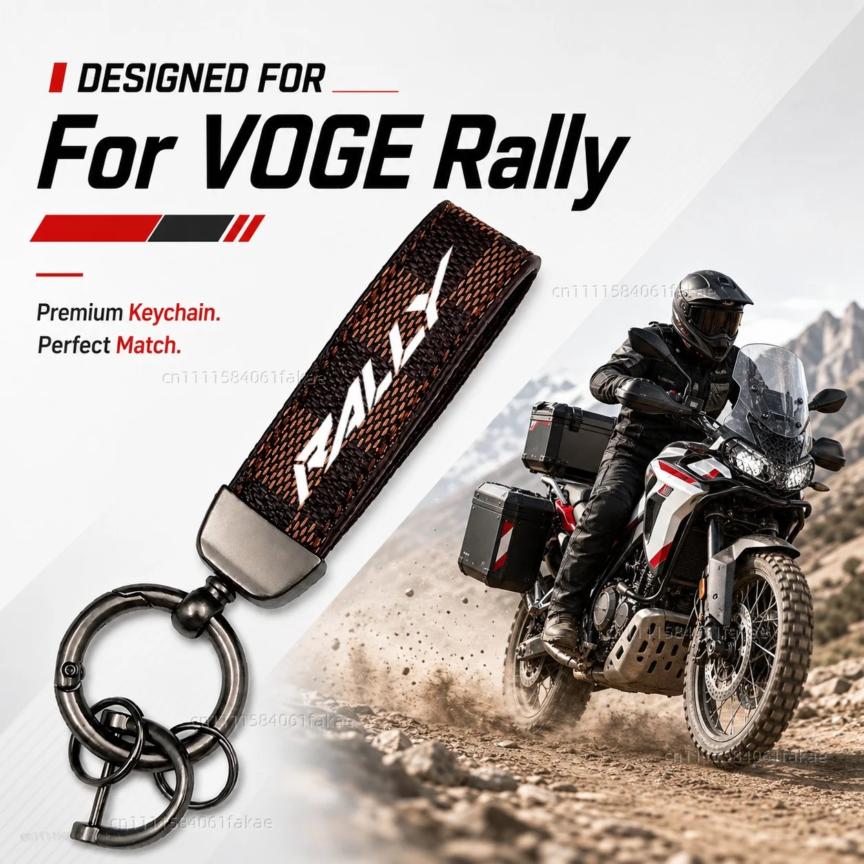 For VOGE DS525X/DS625X DS800X 300RR 500AC DSX 800/300 625/525 Rally Motorcycle Keychain Custom Logo Gift for Rider Men Women