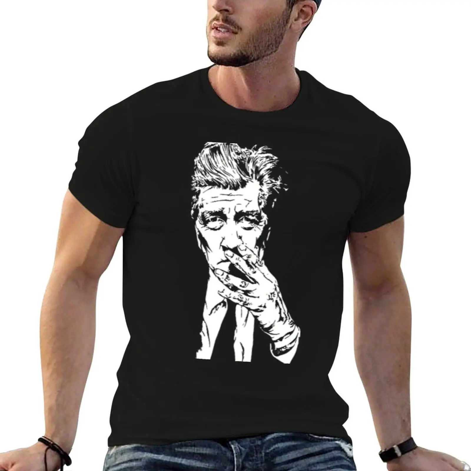 David Lynch T-Shirt Sports Casual Short Sleeve Cotton Tee