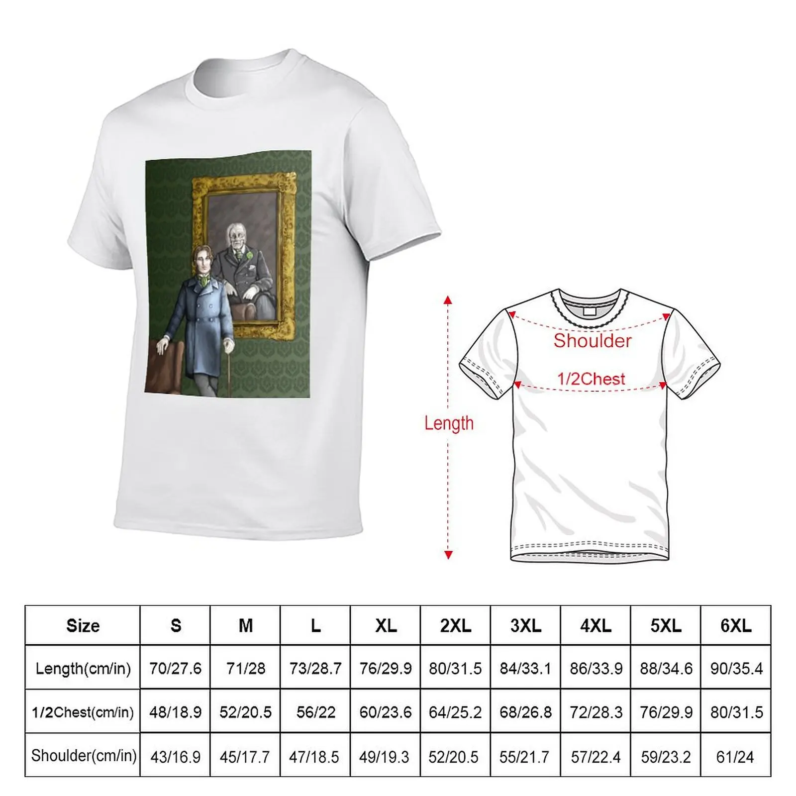 Dorian Grey T-Shirt Trendy Print Short Sleeve T-Shirt