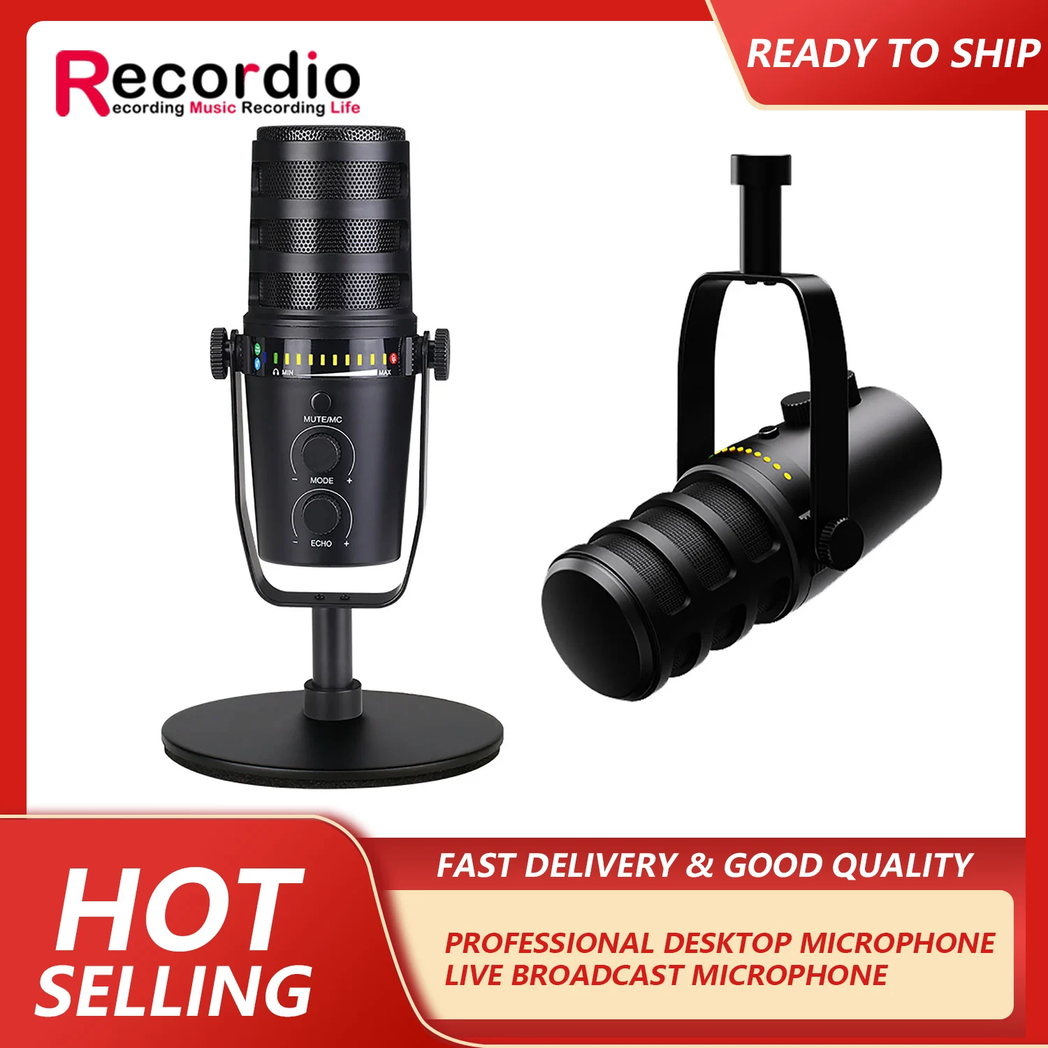 

GAM-MV7 Condenser Microphone Kit With Built-in DSP Audio Processing System Can Be Used For Live Broadcast And Accompaniment