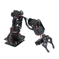 Kit de brazo robótico de 6 ejes de metal con pinza para servos MG996R