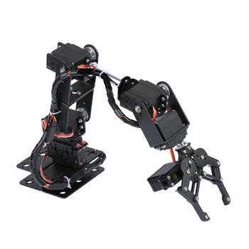 360 degree 6 DOF Robot Metal alloy mechanical arm claw kit Arduino robotics kit educational Ps2 for MG996R programmable toys