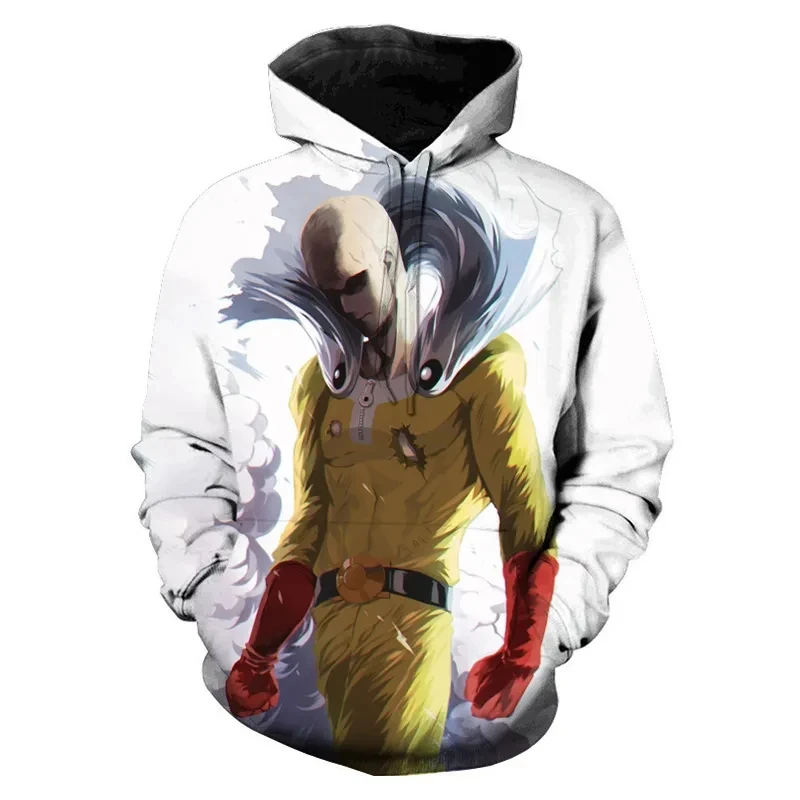 One Punch Man Anime 3D Printed Hoodies Men Women Casual Fashion Oversized Hoodie Pullovers Hooded Sweatshirts Tracksuit Clothing