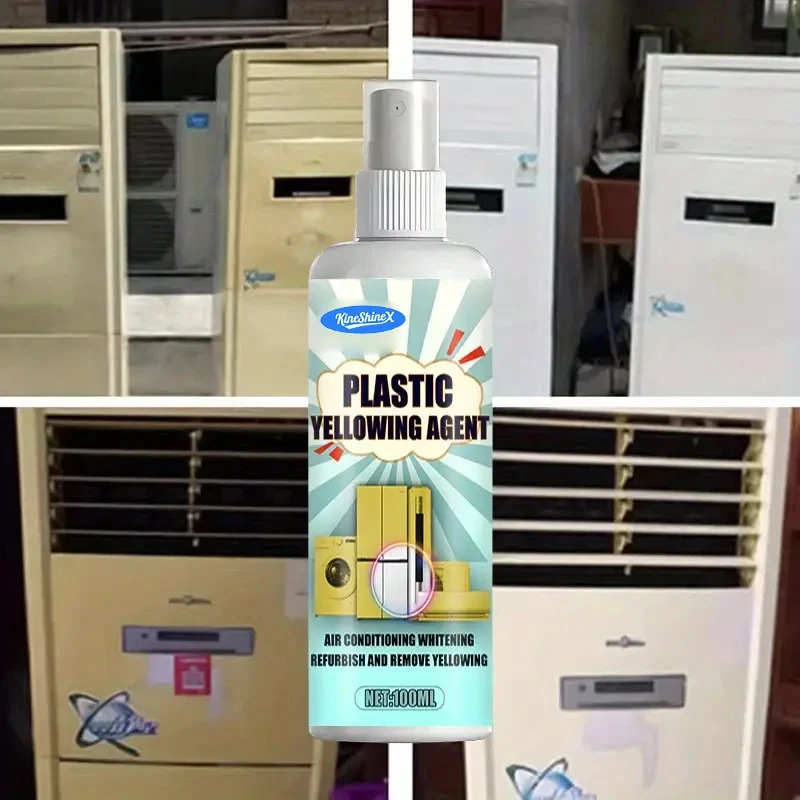 Plastic Remove Yellowing Cleaning Agent - Anti Oxidation for Air Conditioning, Washing Machine  Appliances Renovation​
