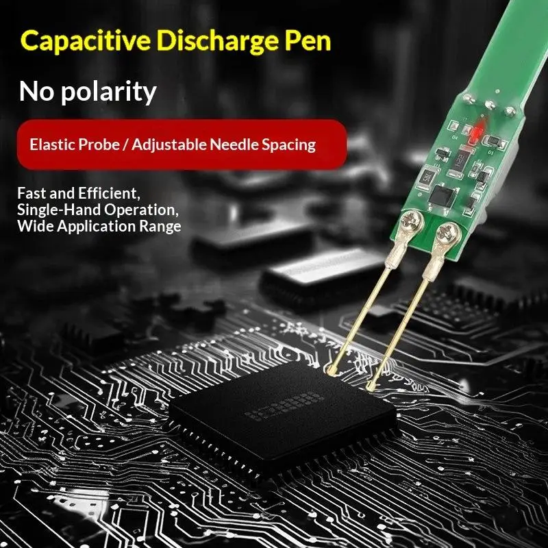 1Pcs Capacitor Discharge Pen 1000μF 5000μF Power Supply Repair Testing Tool Electric Shock Protection Switch Testing