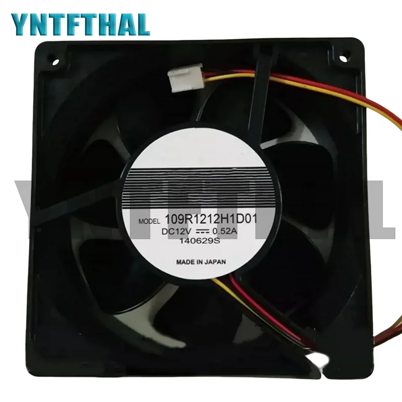 109R1212H1D01 12CM 120*120*38MM 12V 0.52A 3 Wires Alarm Signal Cooling Fan