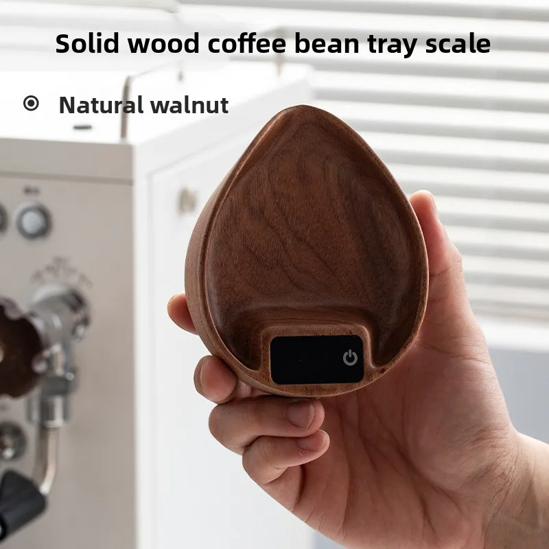 2026 High Precision Wooden Coffee Scale Mini Digital Weight Scale For Coffee Tea Brewing