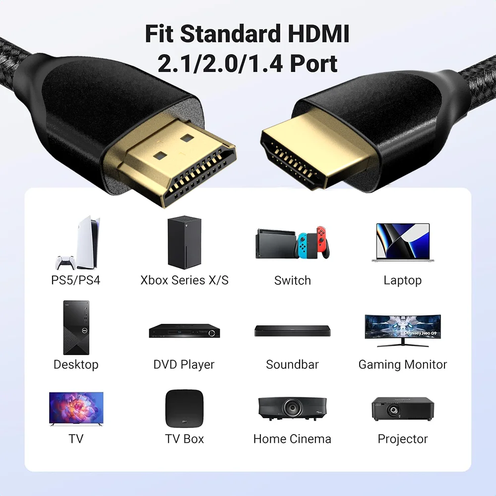 8K HDMI 2.1 Kabel Ultra HDMI 4 - Hdmi Cable 2.1 recensie en prijs