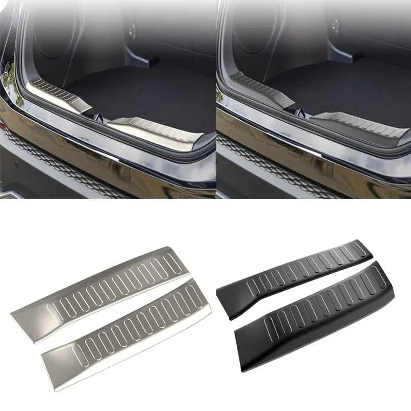 

For Toyota CHR C-HR 2024 2025 Stainless Steel Built-in Rear Bumper Protector Door Sill Trunk Tread Plate Trim car Accessories