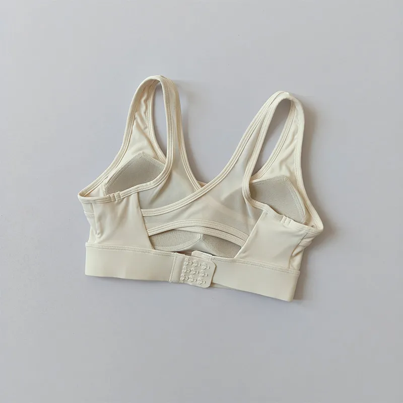 Damen-Sport-BH mit hoher Stoßdämpfung, schnelltrocknendes Yoga-Top, verstellbares Pilates-Oberteil, Fitness-Laufweste für Fitnessstudio, Unterwäsche – Detail 16