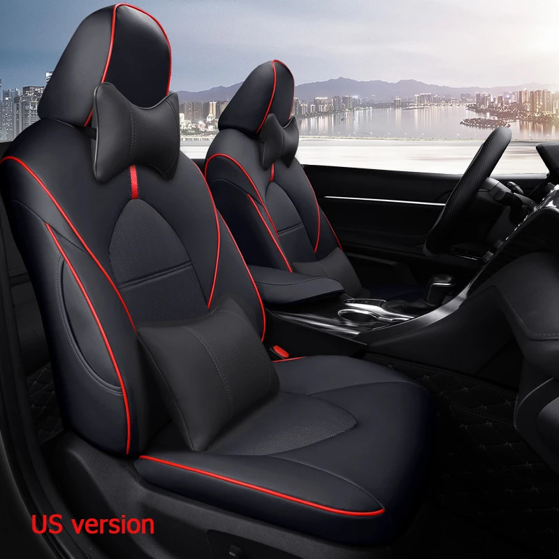 

Luxury Car Special Seat Cover for Toyota Camry 2018-2024 Artificial Leather Replacement Seat Cushion interior Custom Accessories