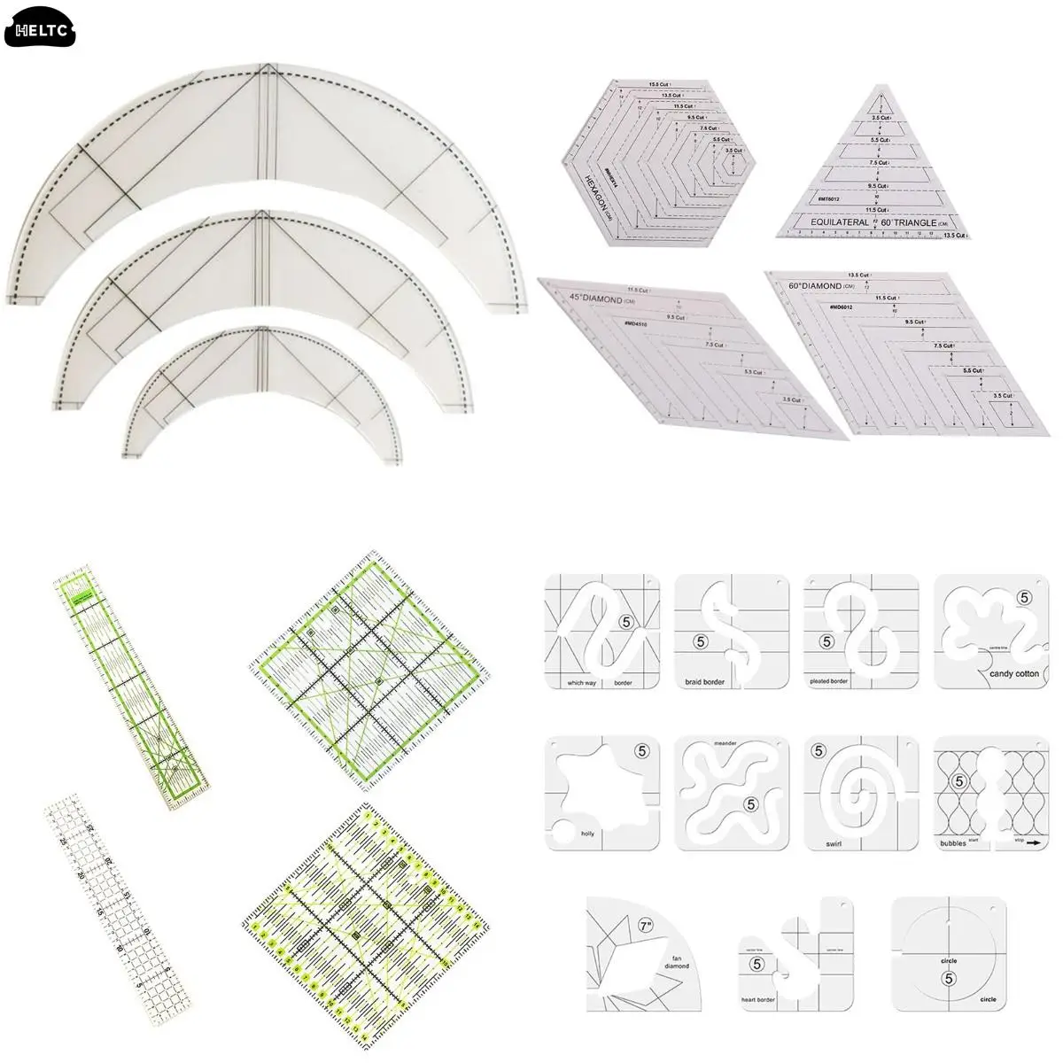 1 * mata na stół patchworkowa linijka pleciony szablon Twist akrylowa linijka do szycia do odzieży Proofing wielofunkcyjny linijka do pikowania Style