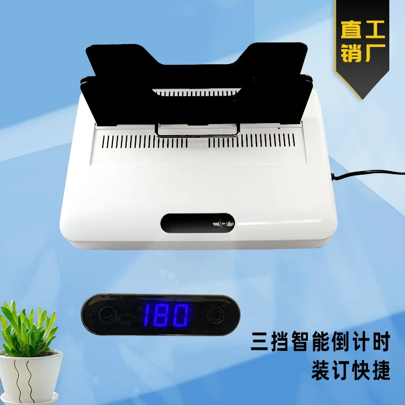 

Free Preheating Hot Melt Binding Machine A4 Hot Melt Envelope Binding Machine 60mm Bid Contract Document Binding