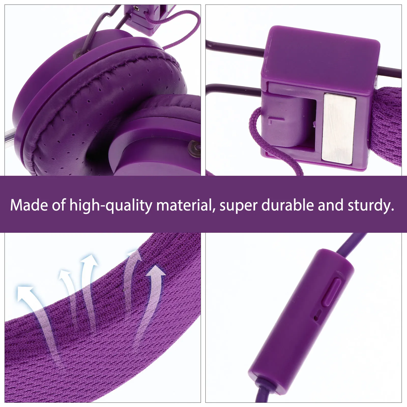 

Ergonomic Design Gaming Headphone Over-Ear Comfortable Skin-Friendly Material Perfect for Long Time Gaming and Movie Watching