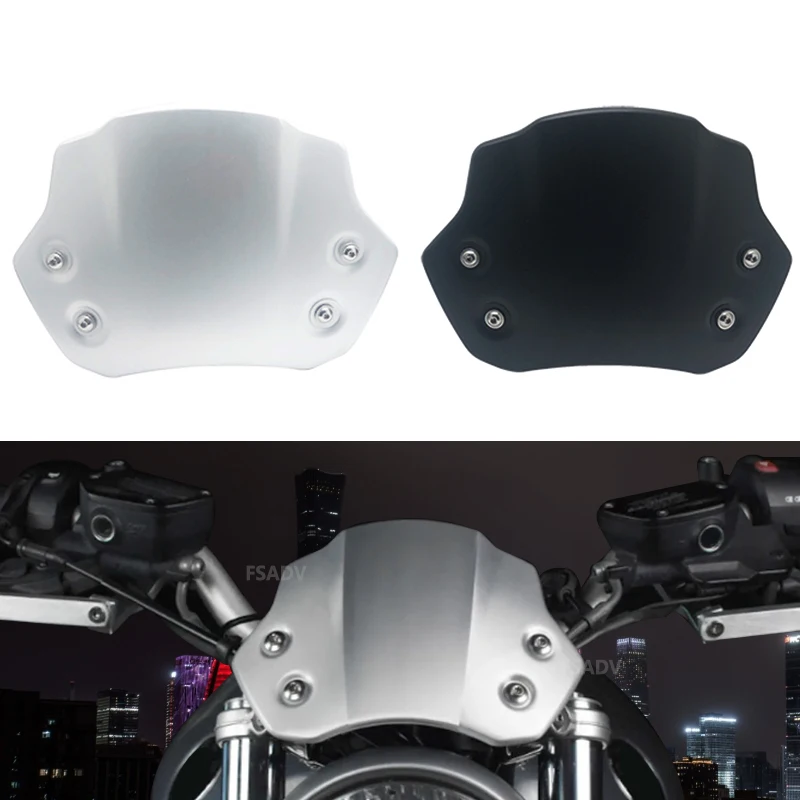 

Fit For BMW R NINET NINET RNINE T 9 T Racer Pure Urban Scrambler 2014-2023 Motorcycle Windshield Wind Deflector Windscreen