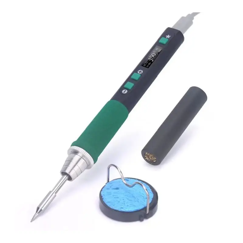 A53Q-USB Powered Lron 60W Electric Soldering Iron Kit Soldring Iron Type-C Port With Sleep Mode Welding Tool