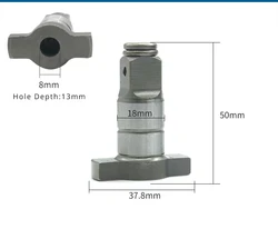 Llave eléctrica de impacto de 18mm, accesorios de repuesto de yunque, eje de husillo, doble uso, 1/2 ', enchufe cuadrado a 1/4', pieza de herramienta eléctrica hexagonal