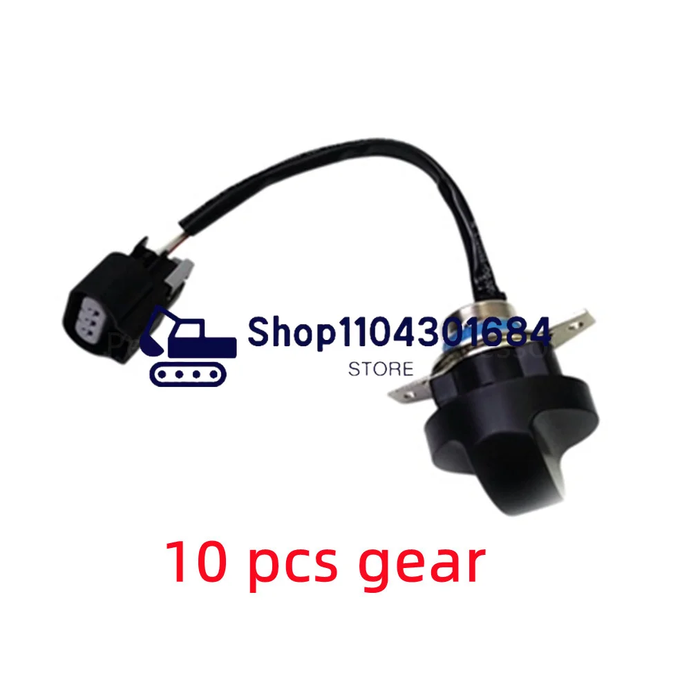 

For 803608815 XCMG XE60 75 85 135 150 200 215 235 370D Throttle Operating Knob 10-15 Gear Switch Potentiometer Excavator Parts