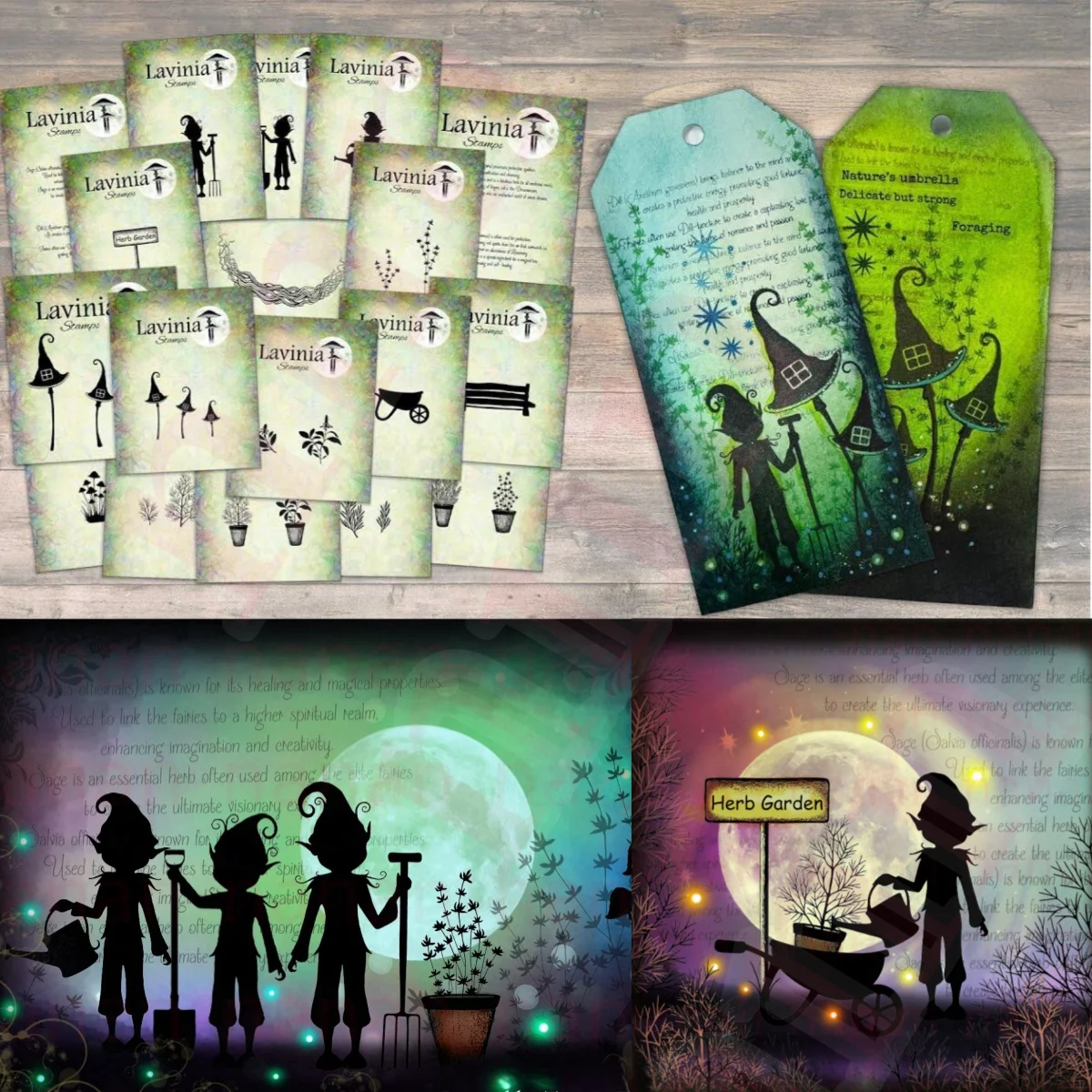 

Garden The Herbs and Delights Collection Stamp Stencil for DIY Scrapbook Embossed Paper Card Craft Template Supplies Decoration