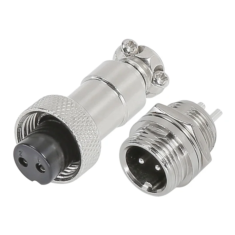 1 Set of Aviation Plug Male Seat Female Connector Rs765 12M/Df/GX12-2 Core 3/4/5/6p7 Pin Hexagonal Cable