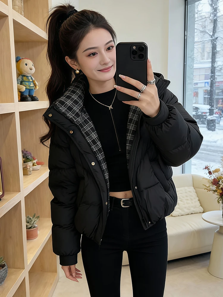 Faionable Acolchoado Algodão Jaet Feminino Inverno Nova Chegada Thiened Luxo Com Capuz Or Casacos Fraance Sle Commute...