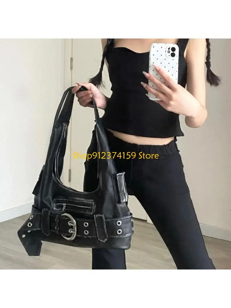 

G5AE Stylish Women's Underarm Purse PU Leather Shoulder Bag Handbag for Trendy Wome