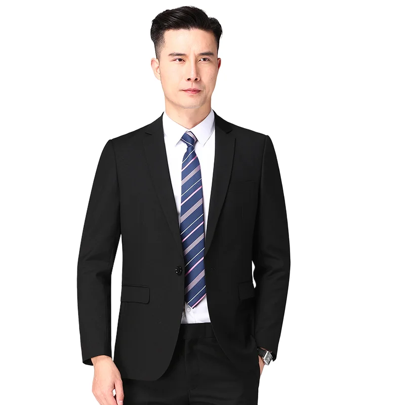

Suit Men's 2025 Fashion Business (Blazer+ Pants) Plus-size Solid Color Suit Professional Work Groom Wedding Dress Best Man Suit