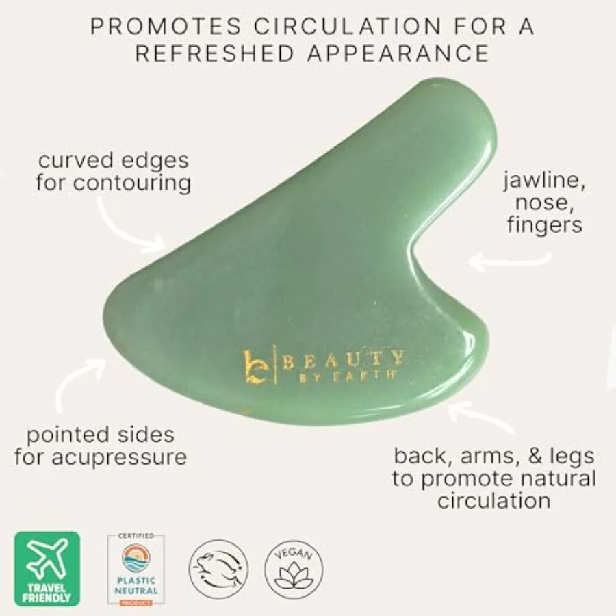 Jade Gua Sha Verzacht Fijne Lijntjes Rimpels Gezicht Beeldhouwen Tool voor Gezichtsmassage Kaak Massager Gezichtsmassage Gereedschap Kleine Geschenken fo