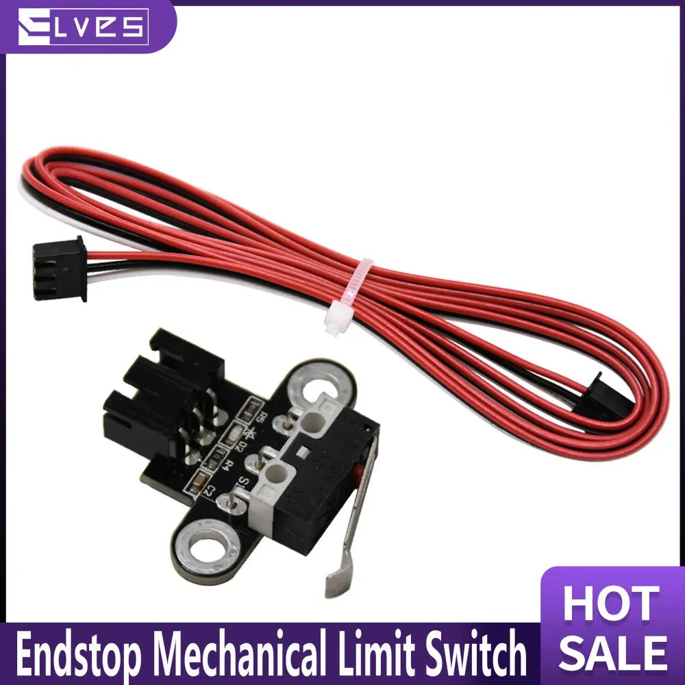 ELVES 3D Printer Parts Endstop Mechanical Limit Switch Accessories Module Z Endstop Horizontal Type for RAMPS 1.4 RepRap DIY