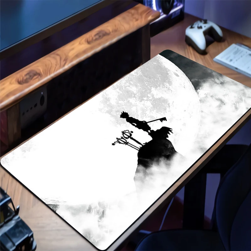 

Design Gaming Mouse Pad Anti-Slip Rubber K-kingdom H-hearts Base Extended Desk Mat For Gamer Computer Accessories Mousepad