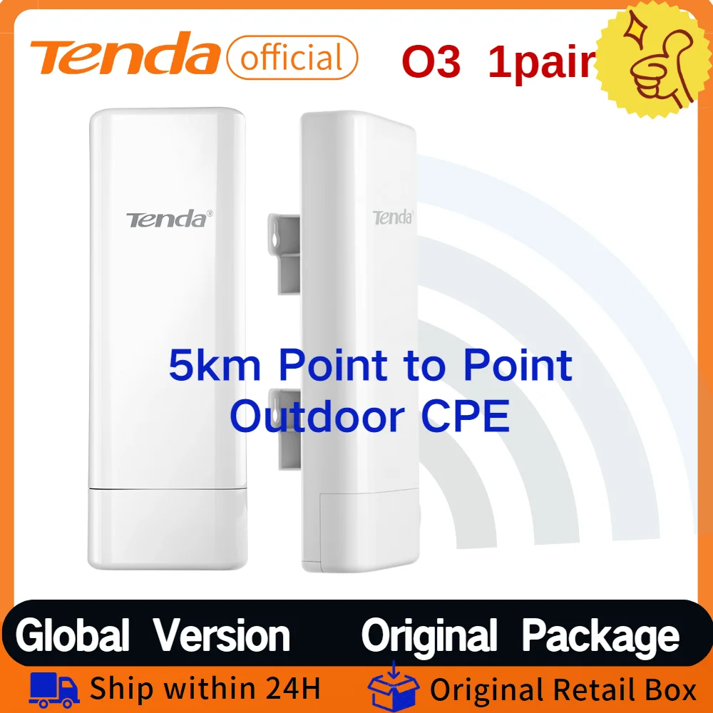 Tenda 5KM WIFI Outdoor CPE Wireless Router 5KM 2.4GHz O3 Acsses Point Outdoor WIFI CPE wifi Antenna Repeater wireless WISP CPE