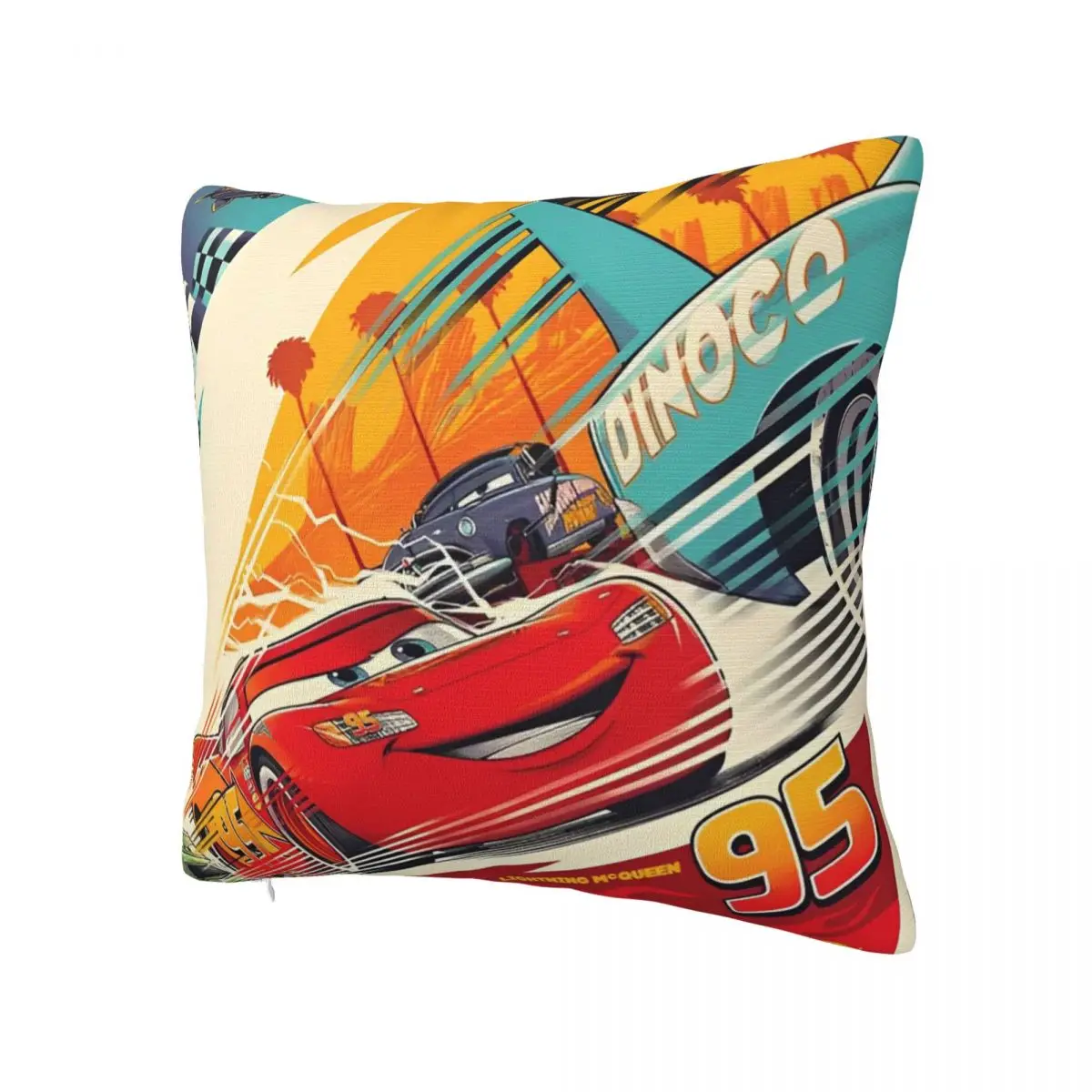 Cars Lightning McQueen 95 Pillowcase Polyester Cushion Cover Piston Cup Throw Pillow Case Cover Bed Drop Shipping 18