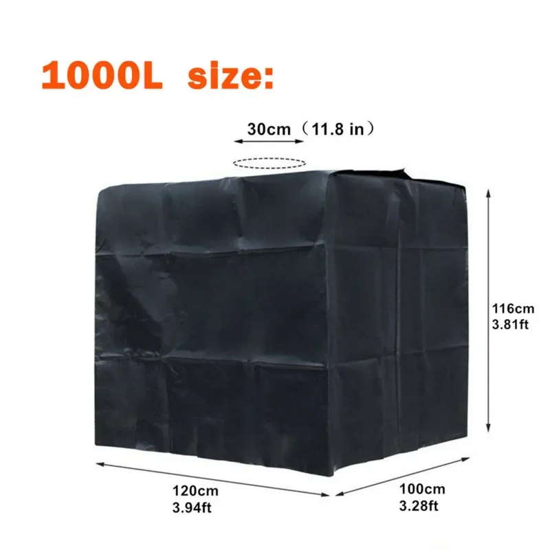 4 Colors Outdoor Water Tank Cover For 1000/800/600/300 Liters IBC Tote Cover Waterproof And Dustproof Rainwater Tank