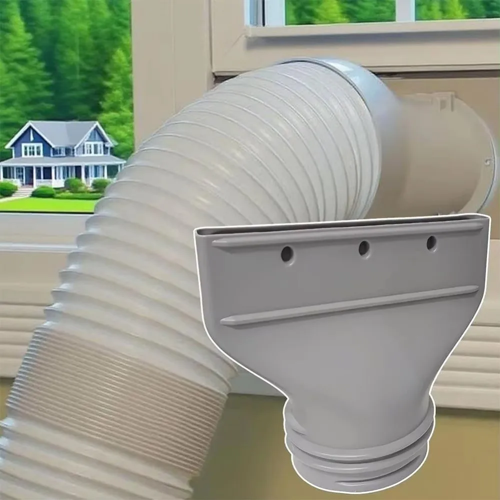 

Плоская выхлопная труба, плоское соединение, инструменты для оконного канала кондиционера, запасная часть, выхлопная насадка, интерфейс шланга, адаптер для шланга