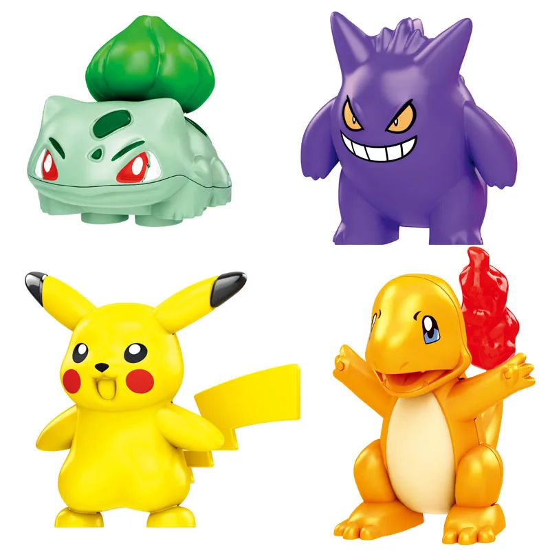 Tomy Mini Pokemon Charmander Popplio Litten Pikachu Rowlet Treecko Eevee Fennekin Greninja Anime Action Figure Dolls Toy