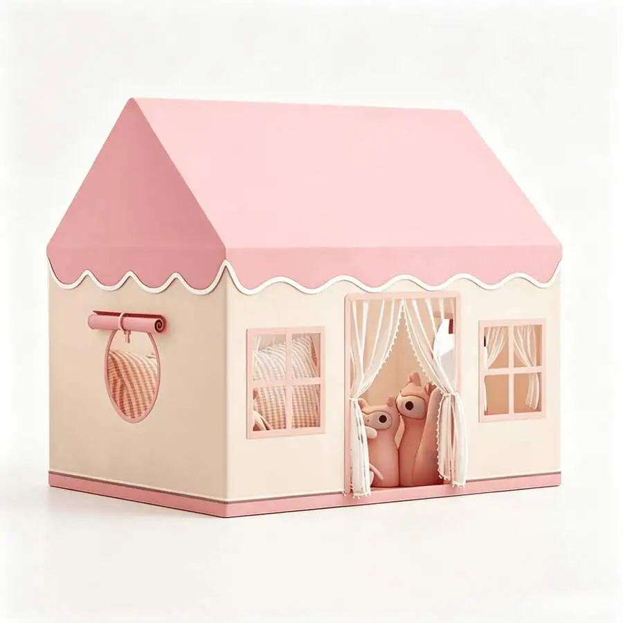 Outdoor and indoor picnic tent, small house, sturdy and cute (comes with a storage bag), washable and detachable