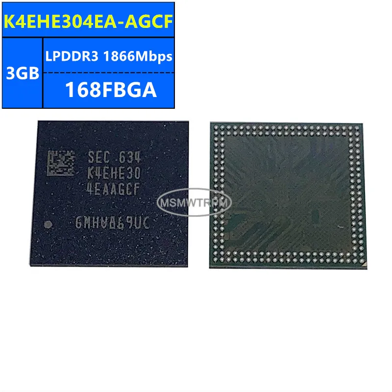 

K4EHE304EA-AGCF H9CKNNNDJTMPLR-NUH K4EHE304EC-AGCF LPDDR3 3GB 1866Mbps 168FBGA 24Gb Memory Chip IC Integrated Circuits Brand New